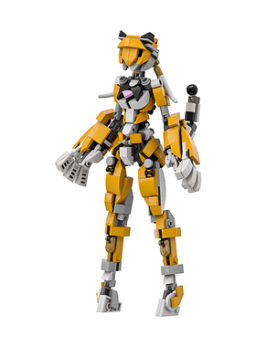 setbricks积木Tiger Girl虎妹摆件组装拼装模型高砖零件MOC玩具