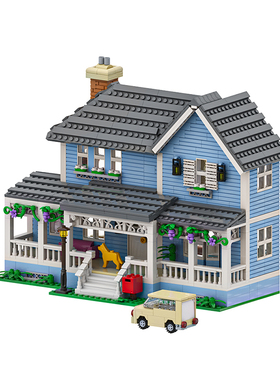 setbricks积木吉尔莫女孩建筑摆件组装拼装模型高砖零件MOC玩具