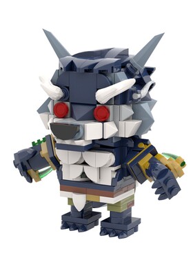 setbricks积木双城之战-狼人方头仔组装拼装模型高砖零件MOC玩具
