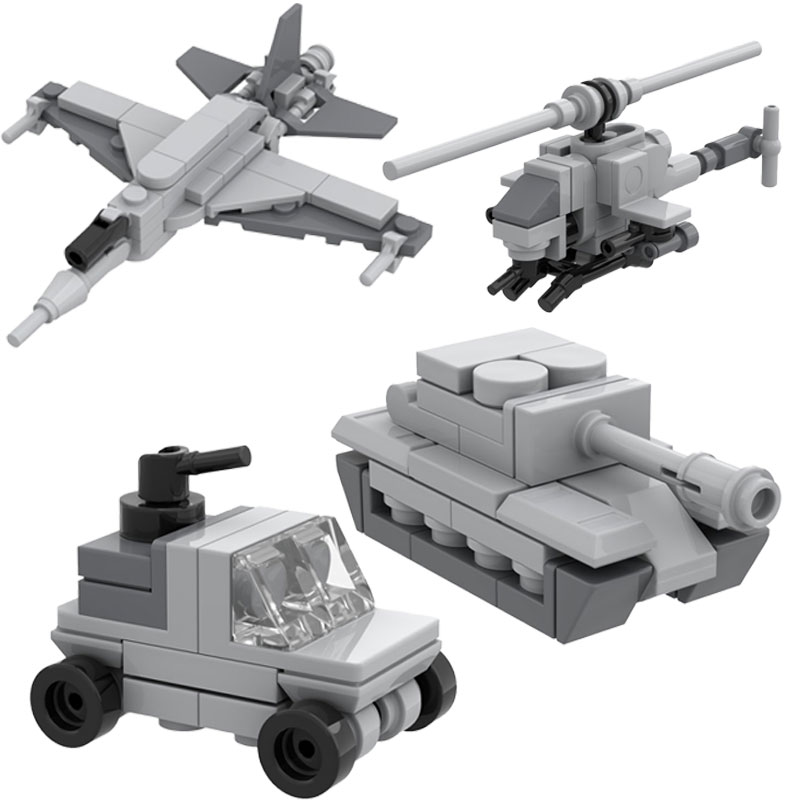 中国积木拼装飞机模型摆设