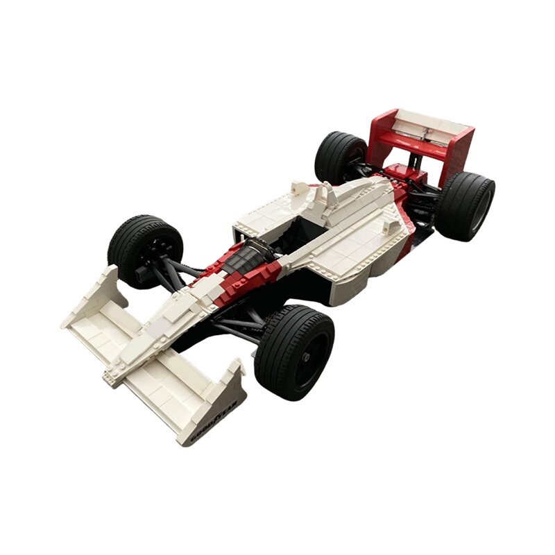 SETbricks积木F1赛车迈凯轮MP4-4拼装模型汽车玩具