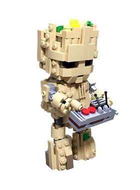SETbricks漫威银河护卫队树人格鲁特复仇者联盟积木玩具
