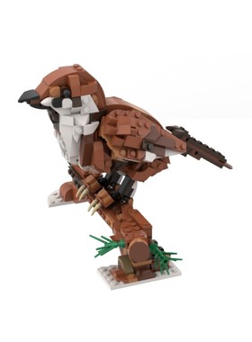 setbricks积木MOC-195794 31154麻雀组装拼装模型高砖零件MOC玩具