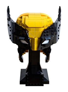 SETbricks积木金刚狼头盔拼装组装模型玩具高砖高德斯兼容零件