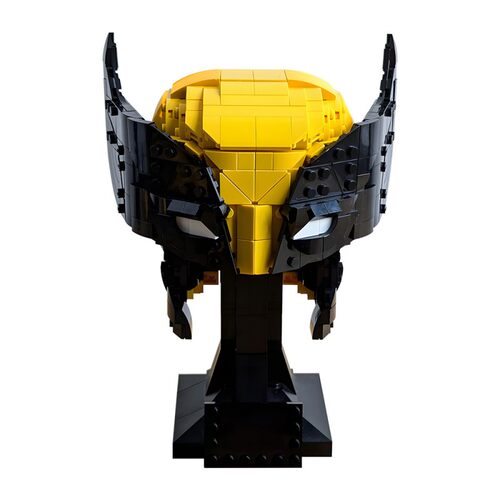SETbricks金刚狼头盔兼容积木