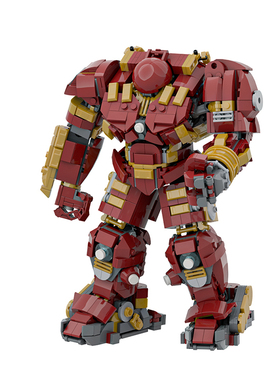 setbricks积木钢铁侠—MK反浩克装甲组装拼装模型高砖零件MOC玩具