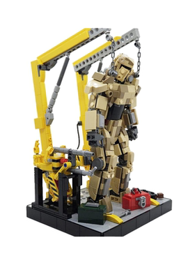 SETbricks积木T-45 动力装甲坦克装甲高砖零件拼装益智玩具礼物