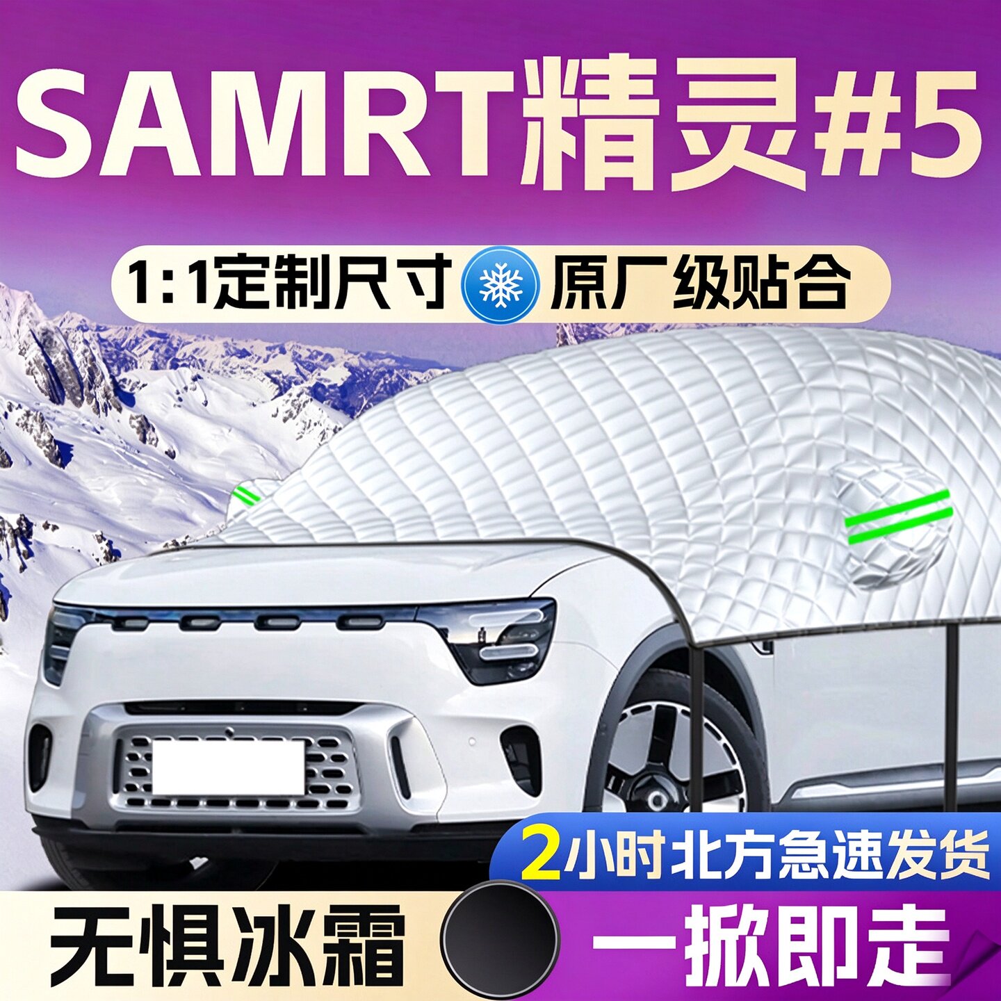 【smart精灵#5】专用遮雪挡