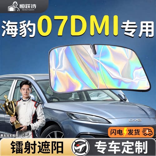 【海豹07DMI】钛银镭射遮阳板