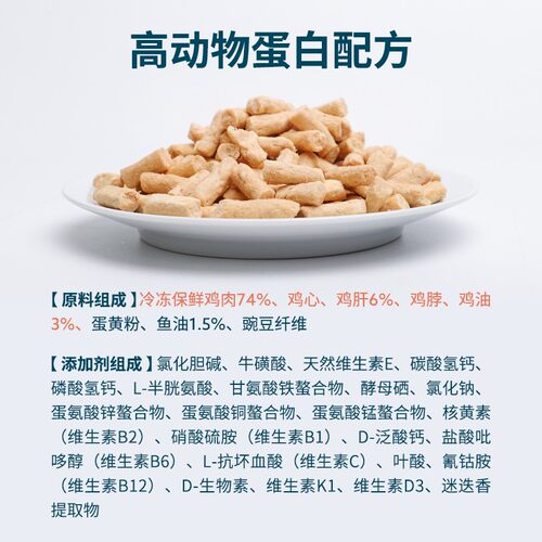 【专属试吃】鲜朗无谷冻干生骨肉全价猫粮试吃鸡肉兔肉试吃尝鲜装