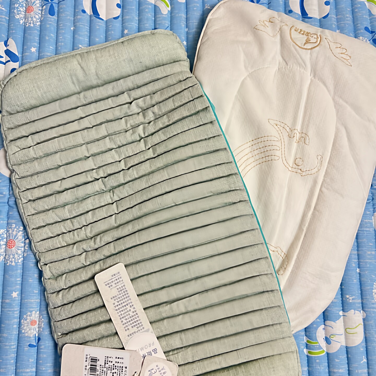 梦可儿宝宝蒙稷枕芯 乳胶枕芯 新生儿护型枕头婴幼儿夏凉枕多功能