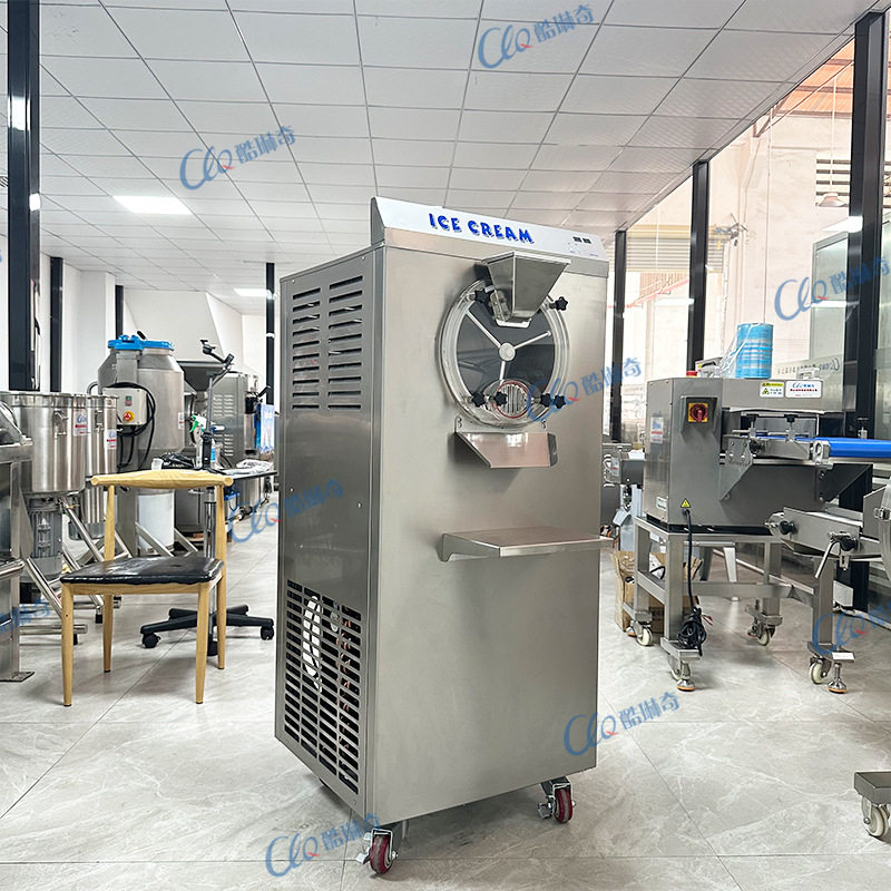 硬式冰淇淋制作机器厂家，纯手工制作不锈钢打造硬式冰淇淋机器