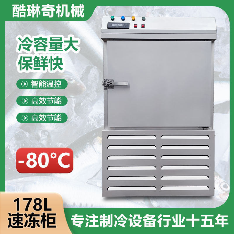 n小型商用低温冷藏速冻机零下80度速冻柜不锈钢食品极速冷冻冷藏