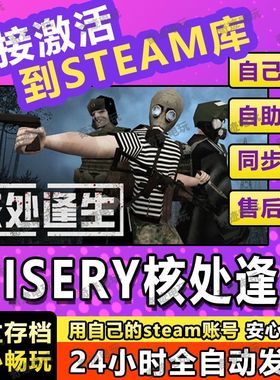 MISERY核处逢生steam游戏cdkey激活码单机电脑游戏兑换码入库玩PC