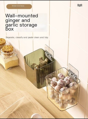 kitchen accessories storage box Wall hanging Shelf househol