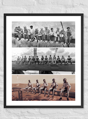 [过去、现在、未来时]从摩天大楼到星舰基地创意海报-AskMusk出品