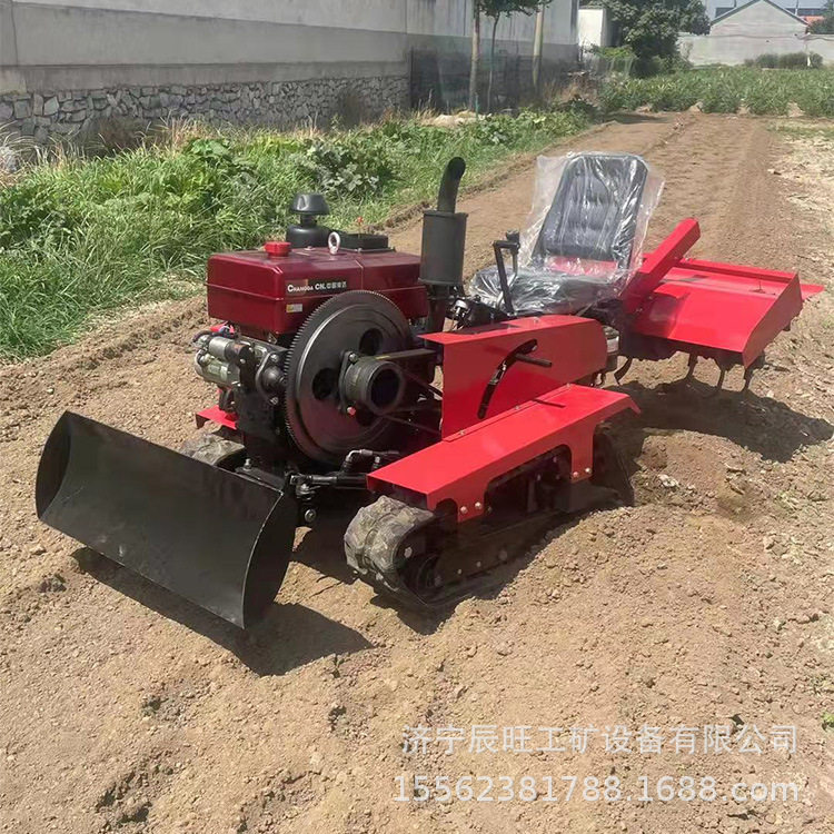 履带式小型果园开沟旋耕机