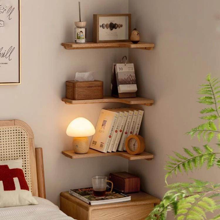 实木墙角置物架多功能墙上免打孔隔板客厅转角搁板三角架挂墙书架,畜牧/养殖物资,畜牧/养殖器械,淘宝优惠券,粉丝福利购,淘宝优惠卷