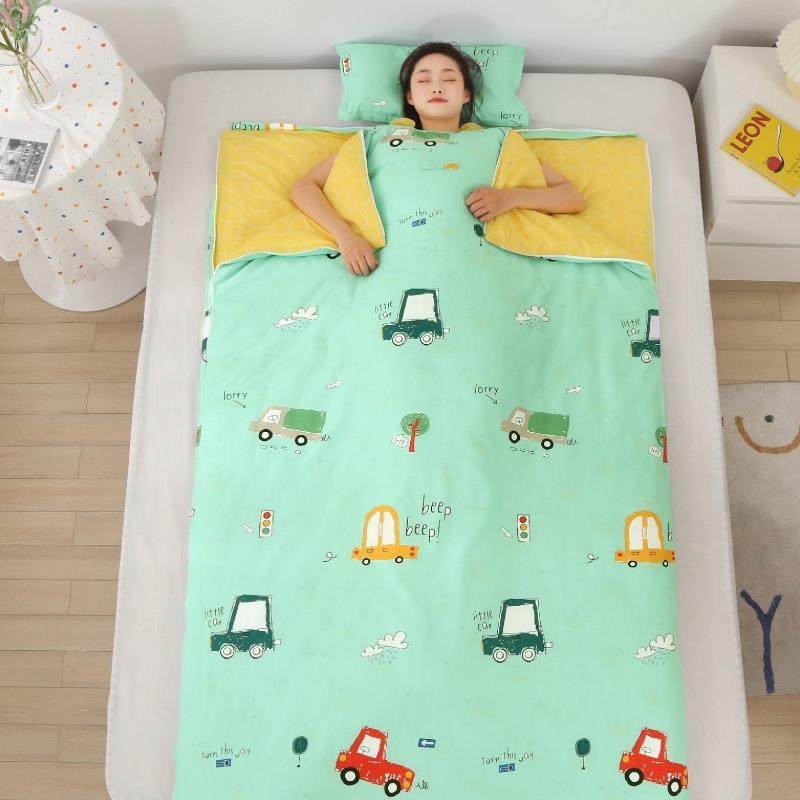 活动宝宝防着凉踢被秋冬睡儿童中大棉花睡袋脱胆男女童吸湿