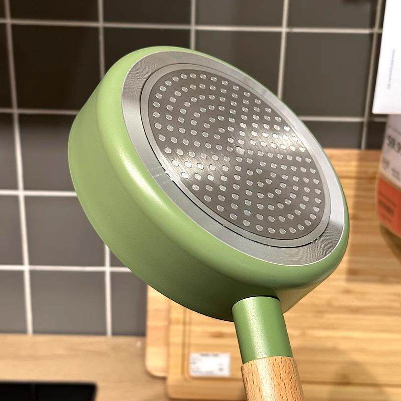 麦饭石平底锅迷你小煎锅不粘锅小锅宝宝辅食专用电磁炉一人食不沾