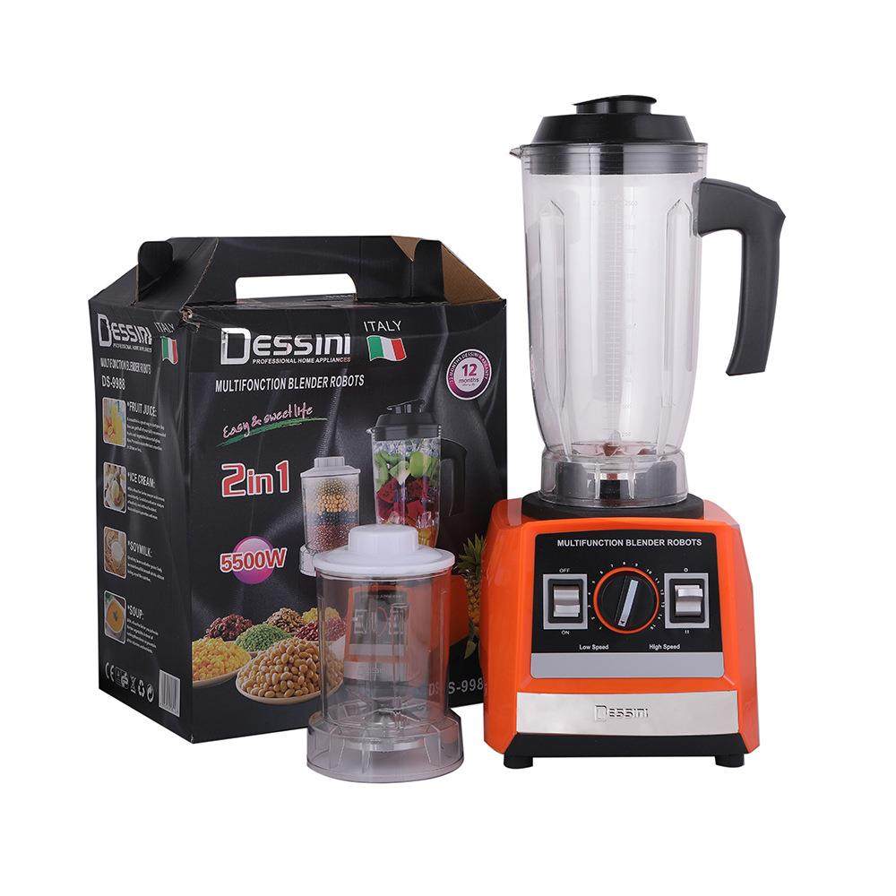 DESSINI2in1家用果汁榨汁机电动榨汁机5500w果蔬处理器