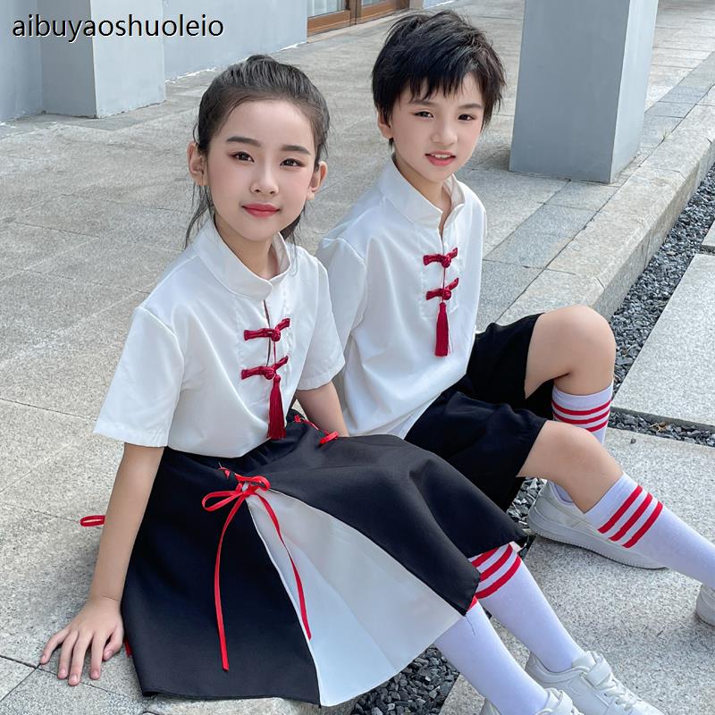 六一儿童表演服装中国风