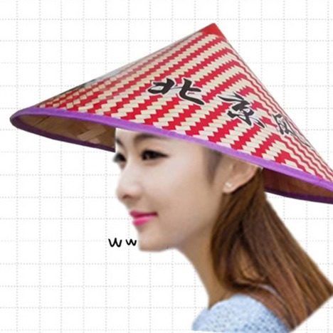 条纹彩绘斗笠采茶帽防晒帽斗笠遮阳帽防雨帽旅游帽子舞台帽挡雨帽,居家日用,挡雨帽,淘宝优惠券,粉丝福利购,淘宝优惠卷