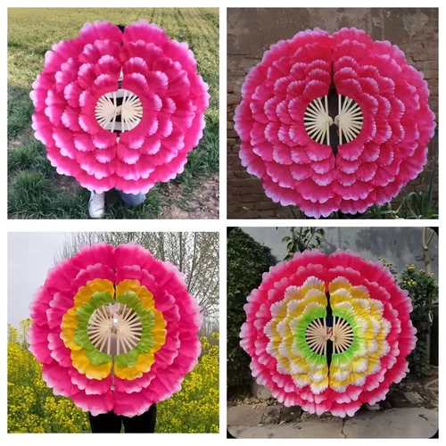开场舞蹈牡丹花扇大花瓣舞蹈扇