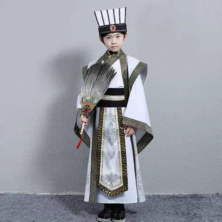 儿童古装汉服男童三国演义曹操