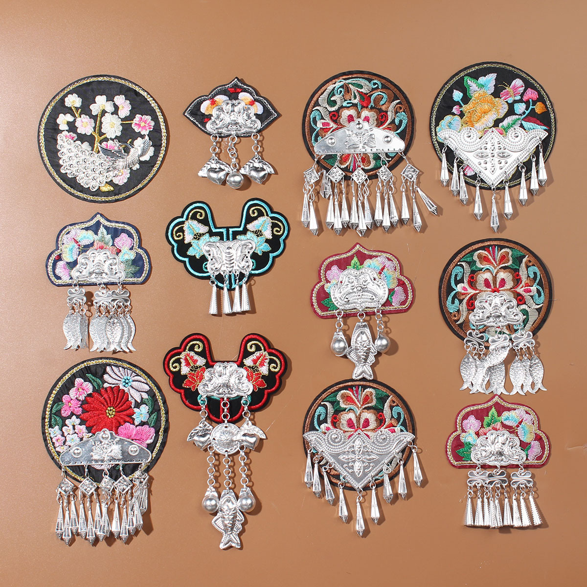 贵州苗族特色民族风手工苗绣磁吸