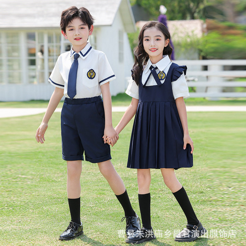 班服小学生新款儿童演出服幼儿园