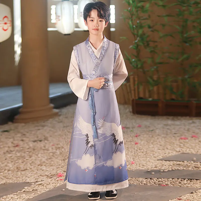 汉服男童夏装儿童古装国学服古风