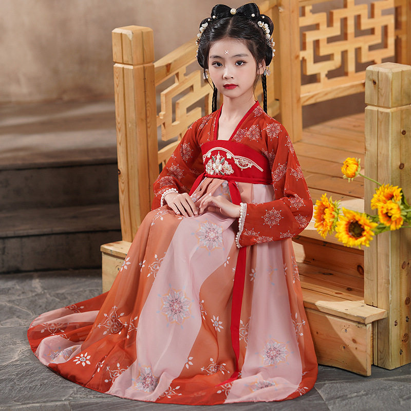 女童汉服夏季新款古风超仙儿童