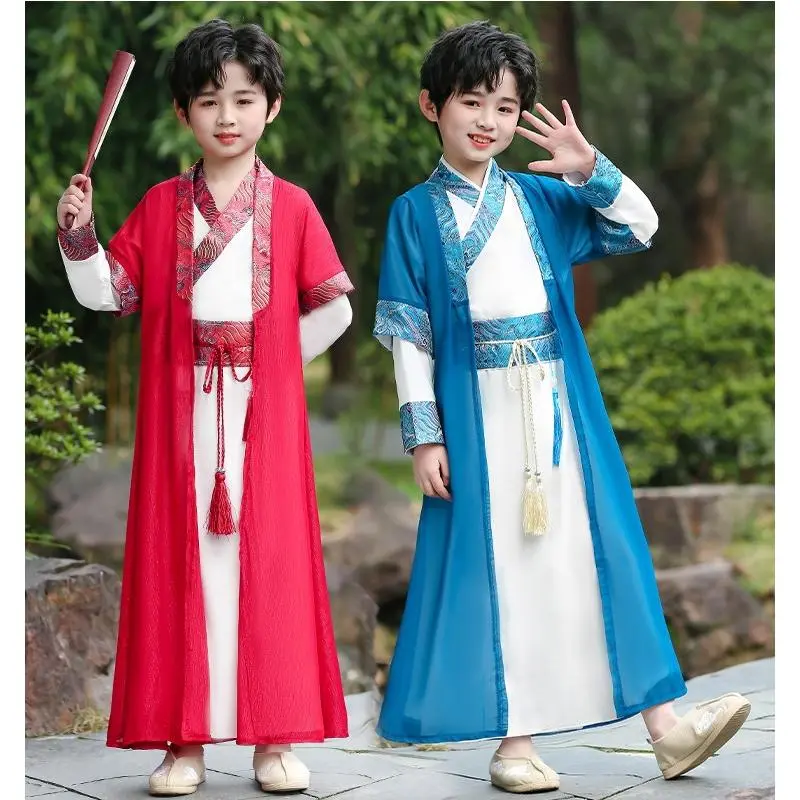 男童汉服春秋古装儿童唐装古风