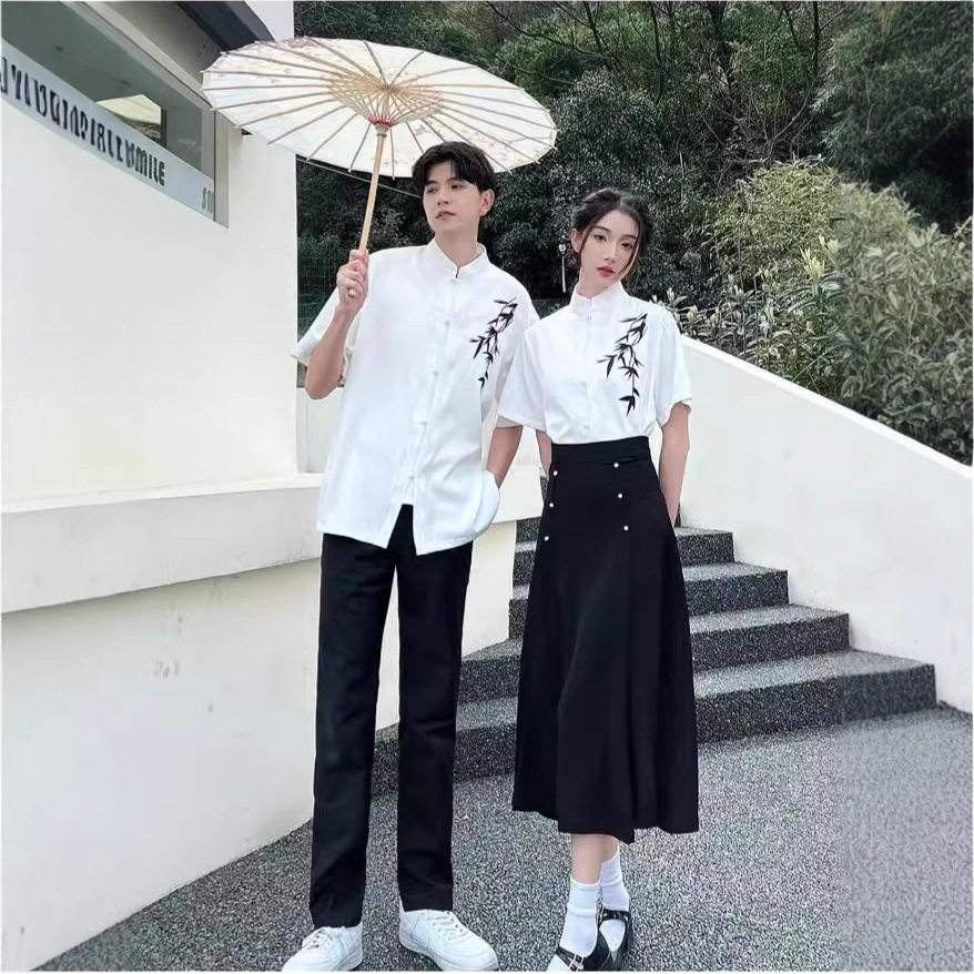 毕业照班服古风汉服女成人礼
