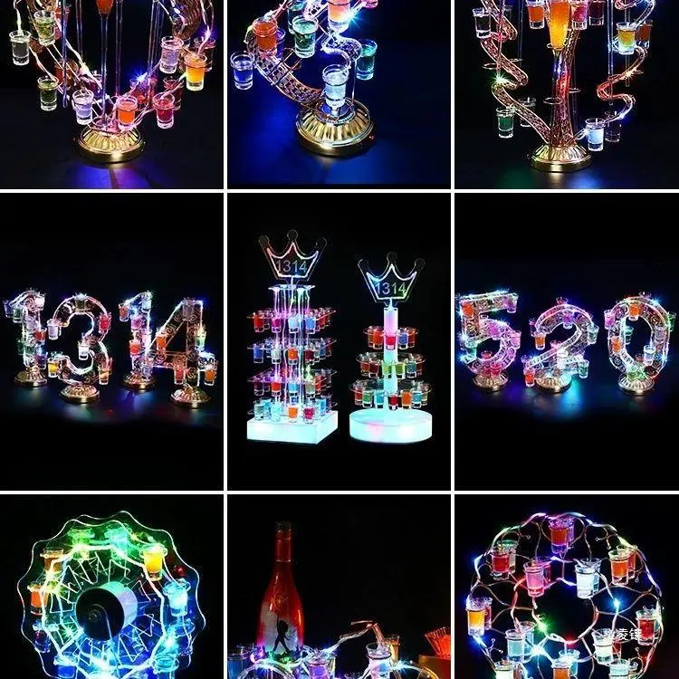 酒吧闪光红酒洋酒香槟鸡尾酒架