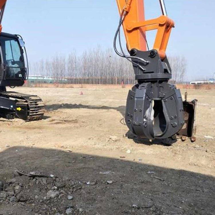 抓钢机设备废料废钢小型液压抓钢工具机器360旋转抓钢机械