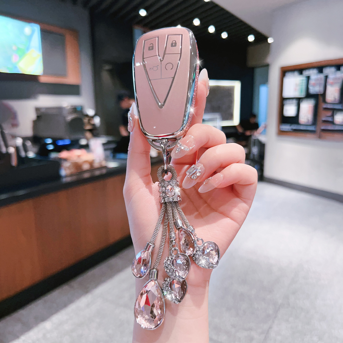 长安专用小羊巴皮复古钥匙保护套