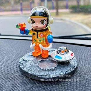 MollySpace100%汽车车载中控台装 正版 饰创意桌面家具摆件圣诞