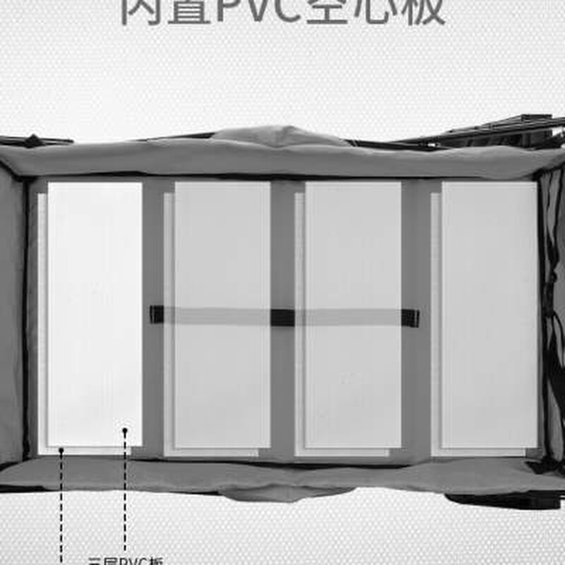 都锐折叠购物手拉小拖车内衬布袋易拆卸易清洗