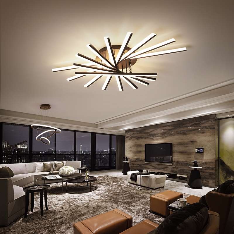 2022年新款客厅灯简约现代吸顶灯饰套装大气家用组合全屋套餐灯具