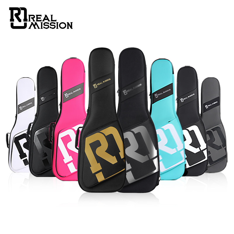 RealMission托运吉他包通用加厚防水防震电吉他贝斯古典民谣琴包