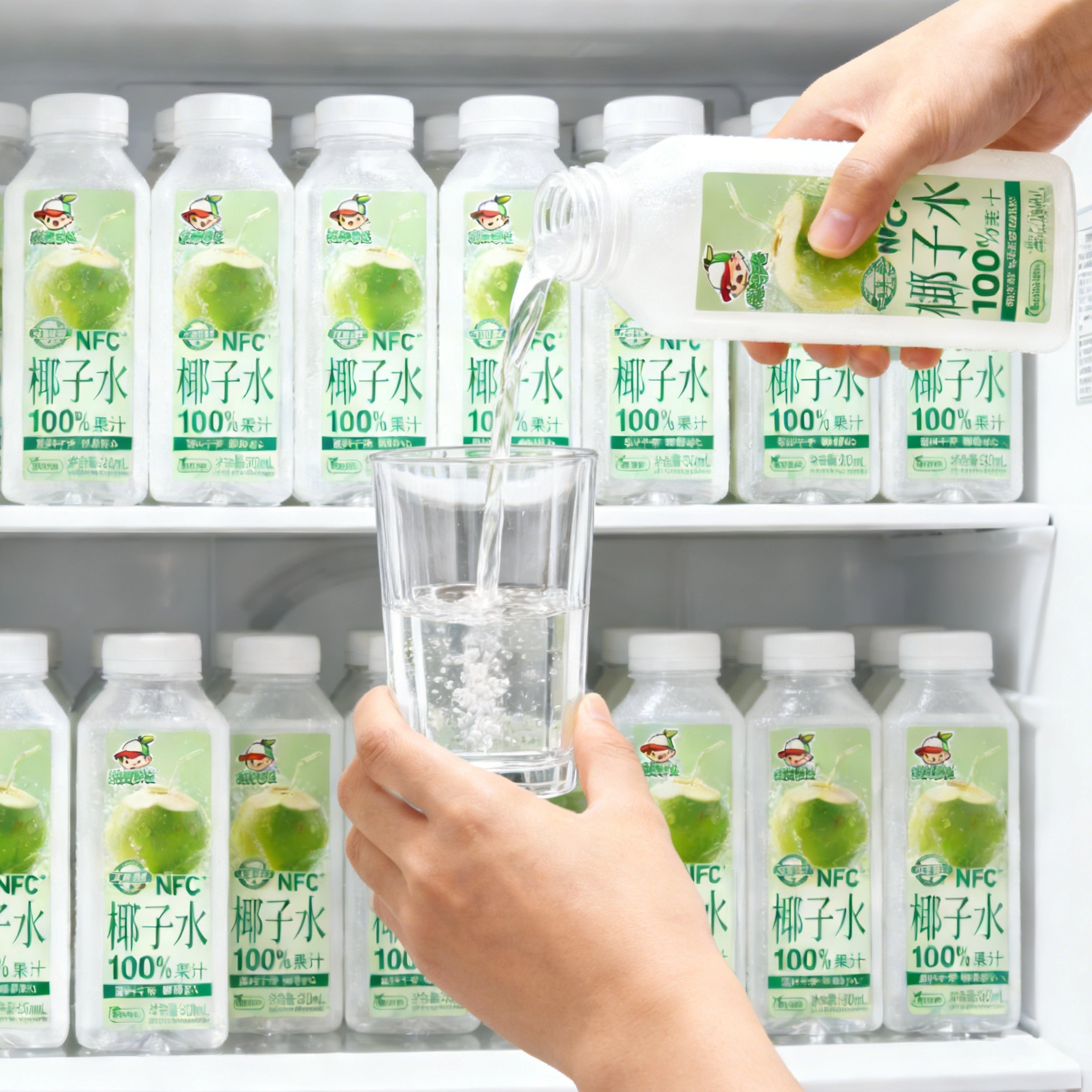【买一送一】100%椰子水NFC果汁饮料300ml*16瓶0添加防腐剂新日期,咖啡/麦片/冲饮,椰汁水/椰汁/椰奶,淘宝优惠券,粉丝福利购,淘宝优惠卷