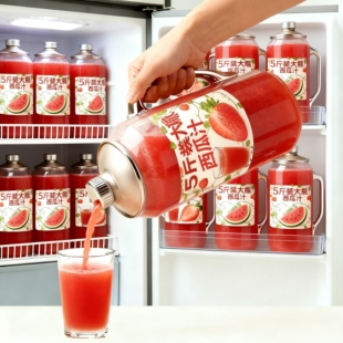 【新春特惠】100%西瓜汁NFC饮料两瓶五斤装箱新鲜解腻饮品特价装