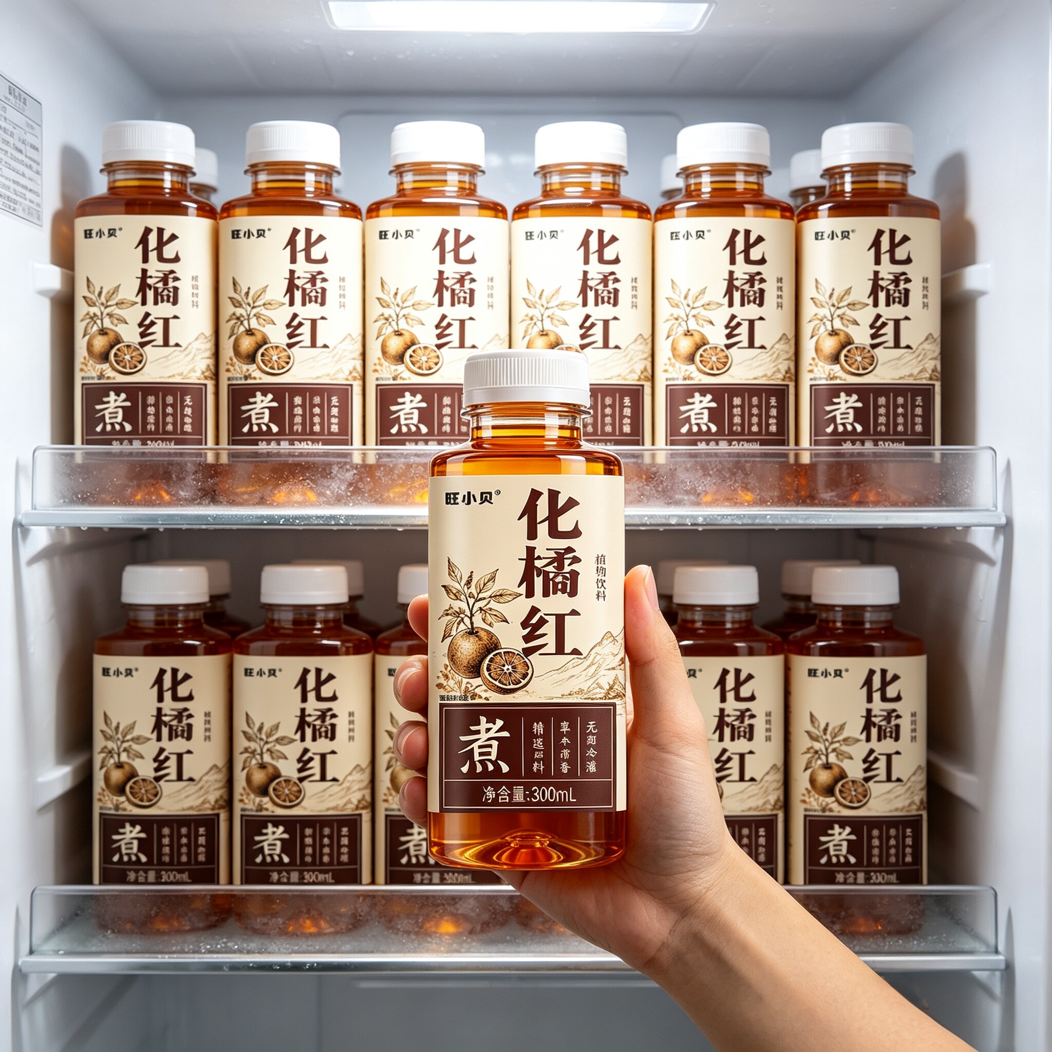 化橘红植物饮料整箱300ml*8瓶装新日期0糖0脂维生素C草本饮品特惠