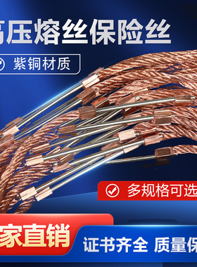 高压保险丝熔丝10KV-5A10A20A50A100A变压器令克跌落式熔断器熔丝