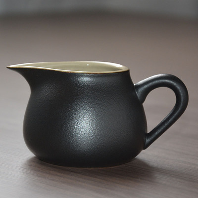 家用黑陶复古高档功夫茶具苍岚