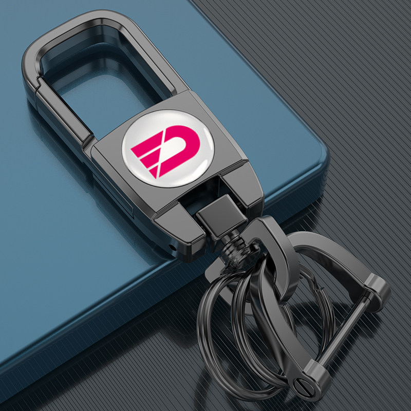 小刀电动车钥匙扣专用金属锁匙链防丢腰挂扣小刀领航版汽车定制圈