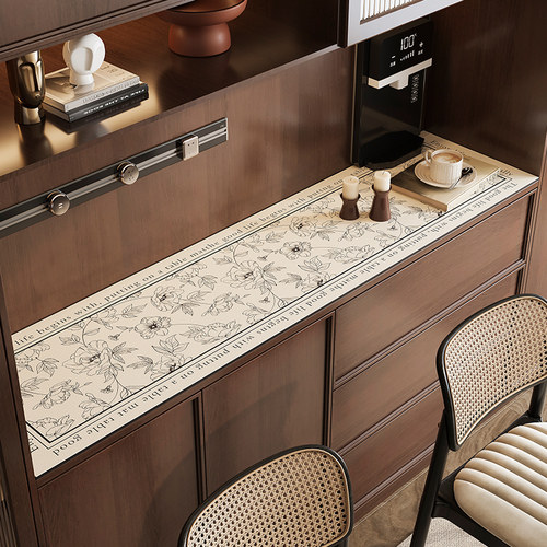 餐边柜桌垫电视柜台面保护垫桌布