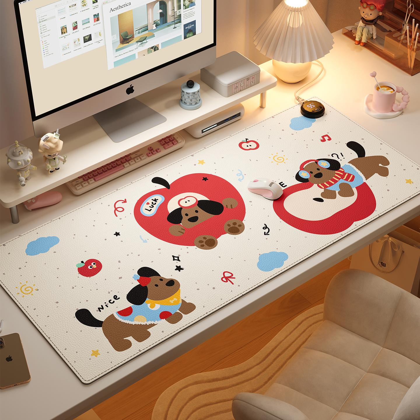 治愈系加热桌垫让桌面瞬间变温柔